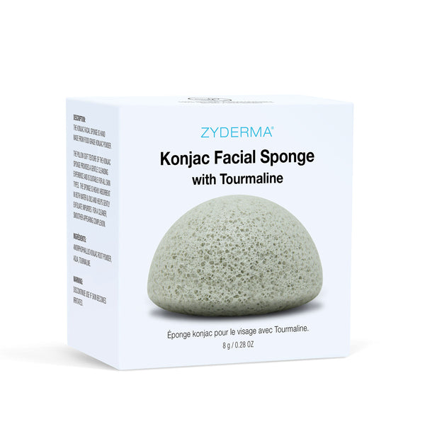 Konjac Facial Sponge with Tourmaline